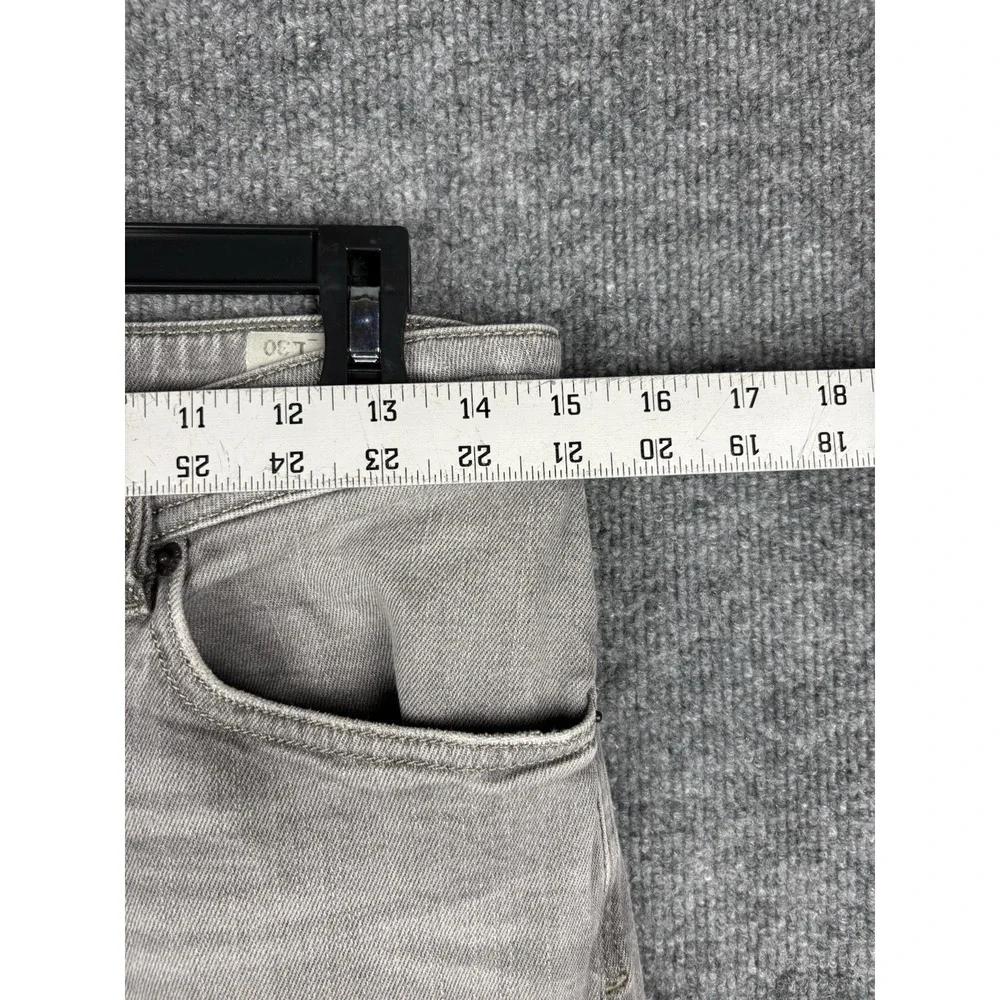 Diesel Waykee Jeans Mens 28x30 Gray 0839N Stretch Regular Straight Button Fly